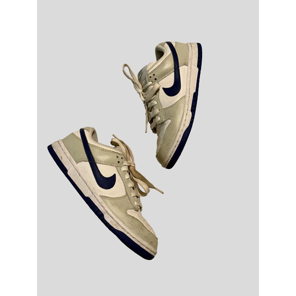 Nike Dunk Low Sail Light Bone Midnight Navy FV9524-900 6 Womens 7.5